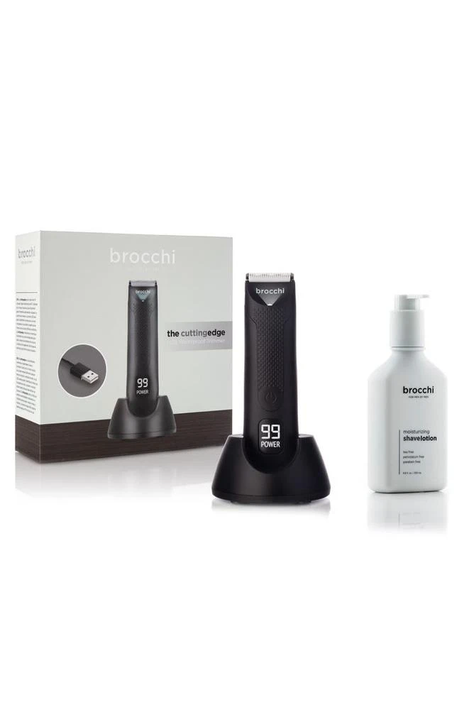 商品BROCCHI|The Cutting Edge USB Waterproof Trimmer and Moisturizing Shave Lotion,价格¥576,第1张图片