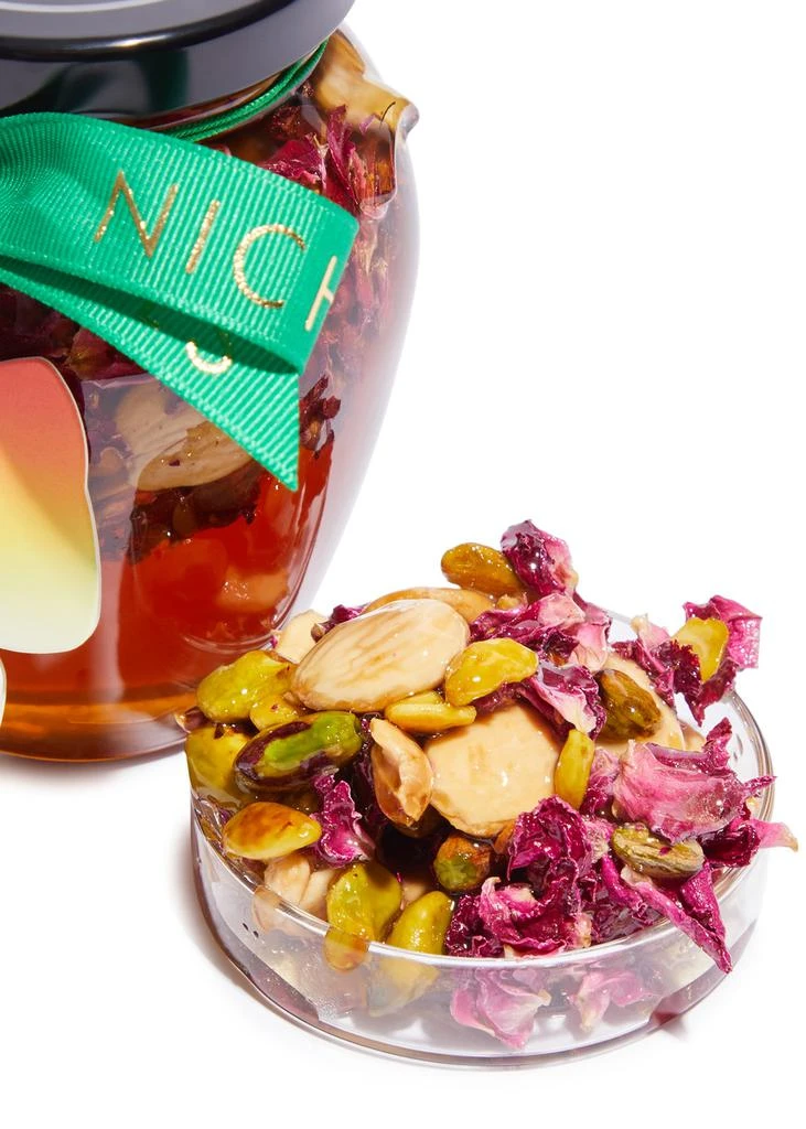 商品Harvey Nichols|Almond, Pistachio & Rose Petal Honey 375g,价格¥215,第2张图片详细描述