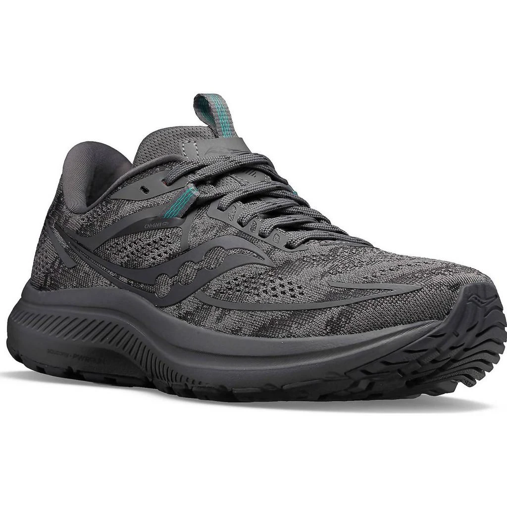 商品Saucony|Men's Omni 21 Running Shoes - Wide Width In Asphalt,价格¥854,第2张图片详细描述