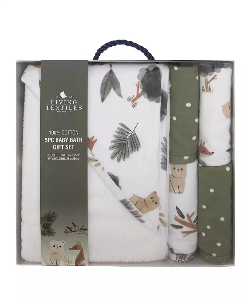 商品Living Textiles|Baby Boys or Baby Girls Bath Gift Set, 5 Piece,价格¥262,第2张图片详细描述