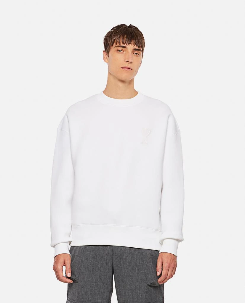 商品AMI|TECHNICAL FABRIC CREW NECK SWEATSHIRT,价格¥2773,第1张图片