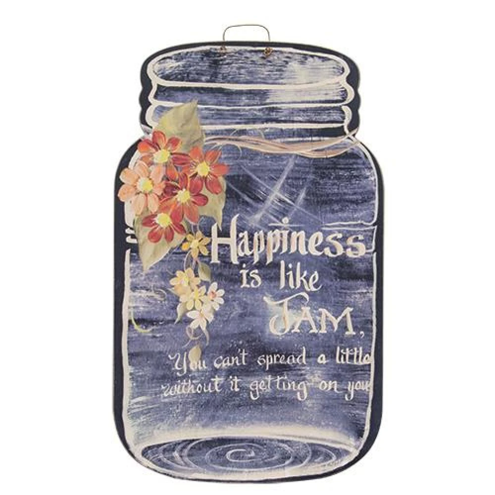 商品HomeGifo|*Happiness Is Like Jam Mason Jar,价格¥499,第1张图片