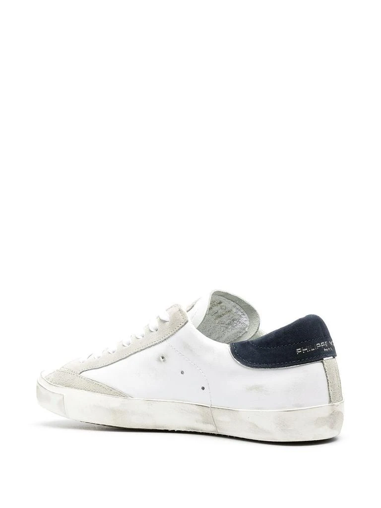 商品PHILIPPE MODEL|Philippe Model Men&#39;s  White Leather Sneakers,价格¥3659,第3张图片详细描述