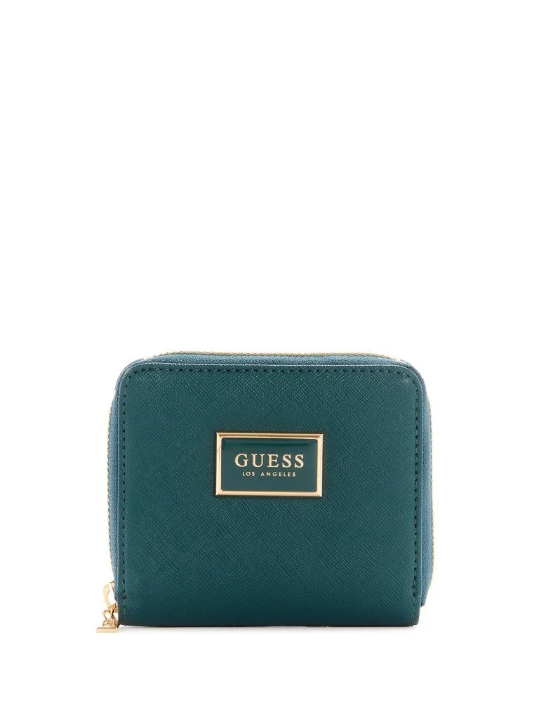 商品Guess Factory|Abree Small Zip-Around Wallet,价格¥184,第3张图片详细描述