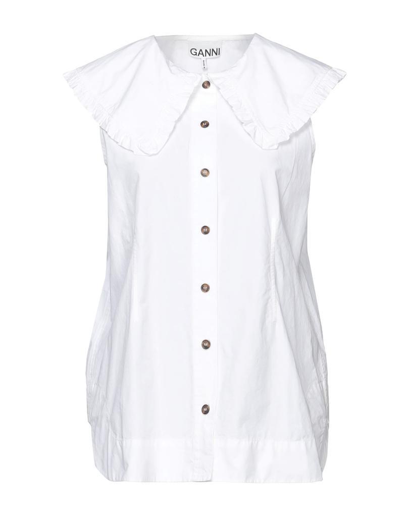 商品Ganni|Solid color shirts & blouses,价格¥370,第1张图片