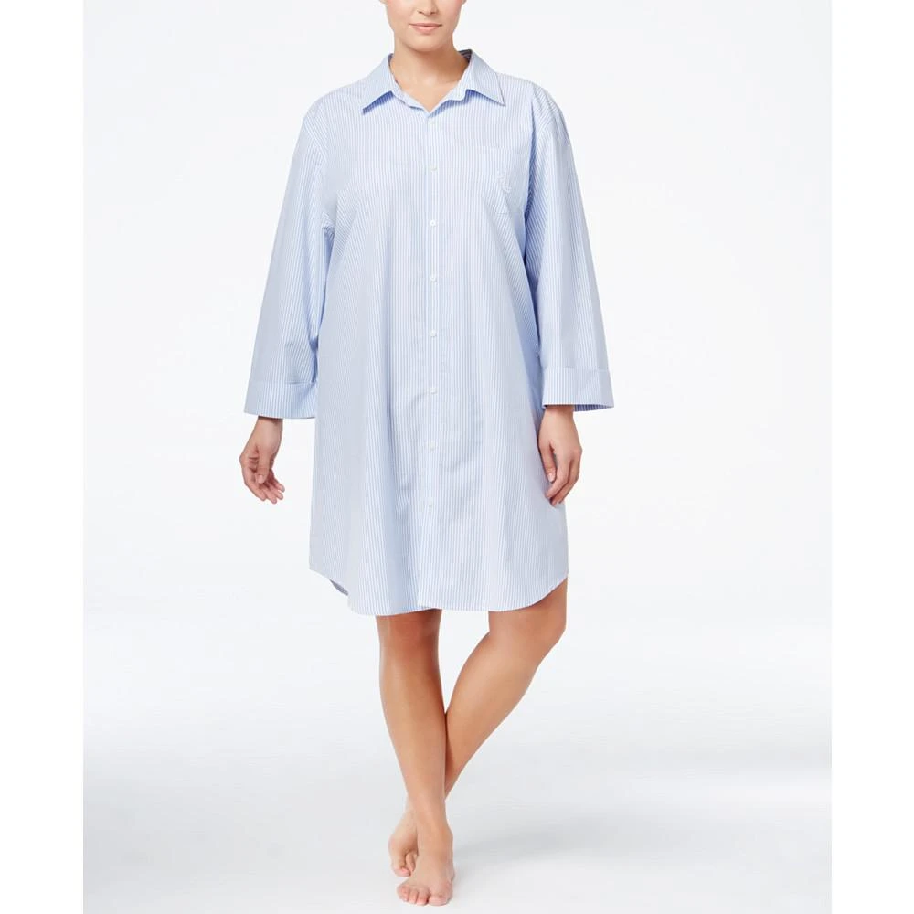 商品Ralph Lauren|Plus Size Boyfriend Sleepshirt,价格¥496,第1张图片