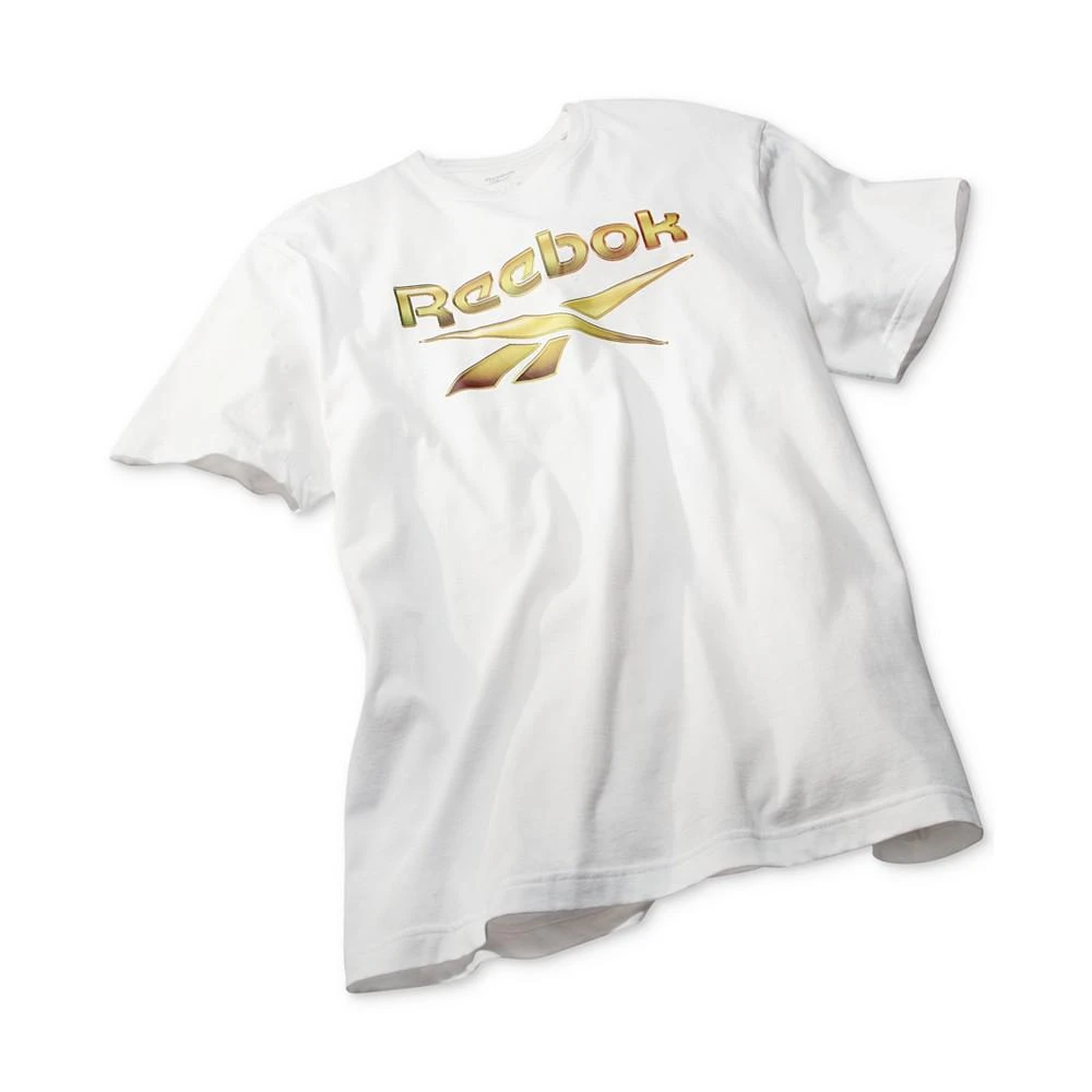 商品Reebok|Men's Identity Oversized Logo Graphic T-Shirt, Created for Macy's,价格¥79,第5张图片详细描述