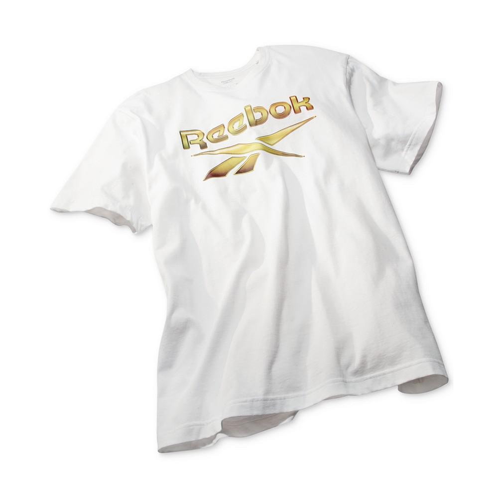 商品Reebok|Men's Identity Oversized Logo Graphic T-Shirt, Created for Macy's,价格¥252,第7张图片详细描述