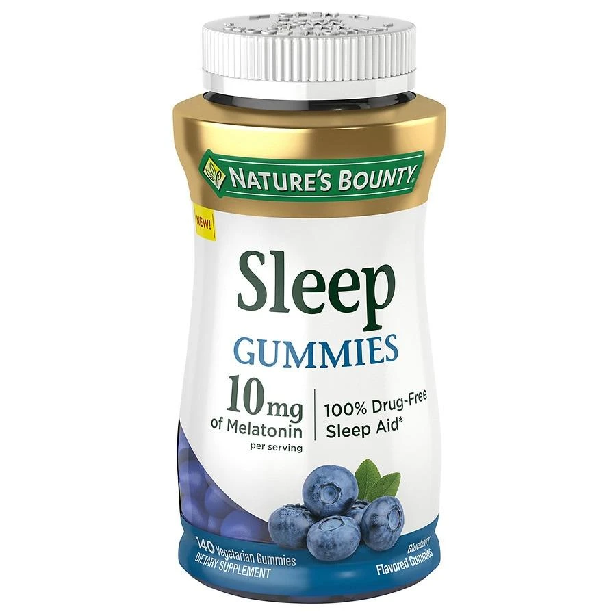 商品Nature's Bounty|10 mg Melatonin Gummies Blueberry,价格¥171,第1张图片