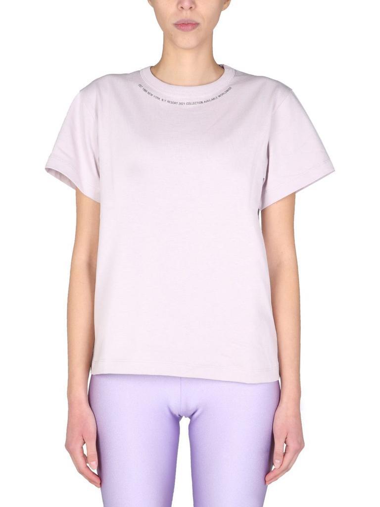 商品Helmut Lang|Helmut Lang Womens Pink Other Materials T-Shirt,价格¥1632,第1张图片