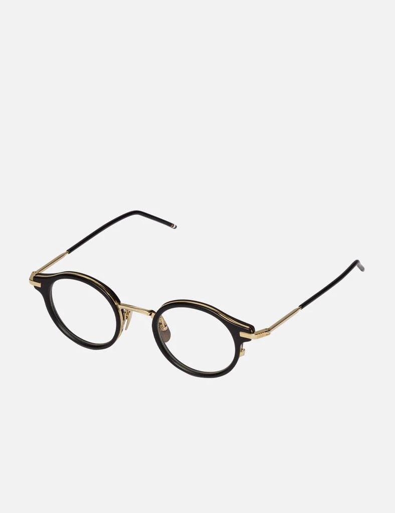 商品[二手商品] Thom Browne|Thom Browne Black and Gold Glasses,价格¥5757,第2张图片详细描述