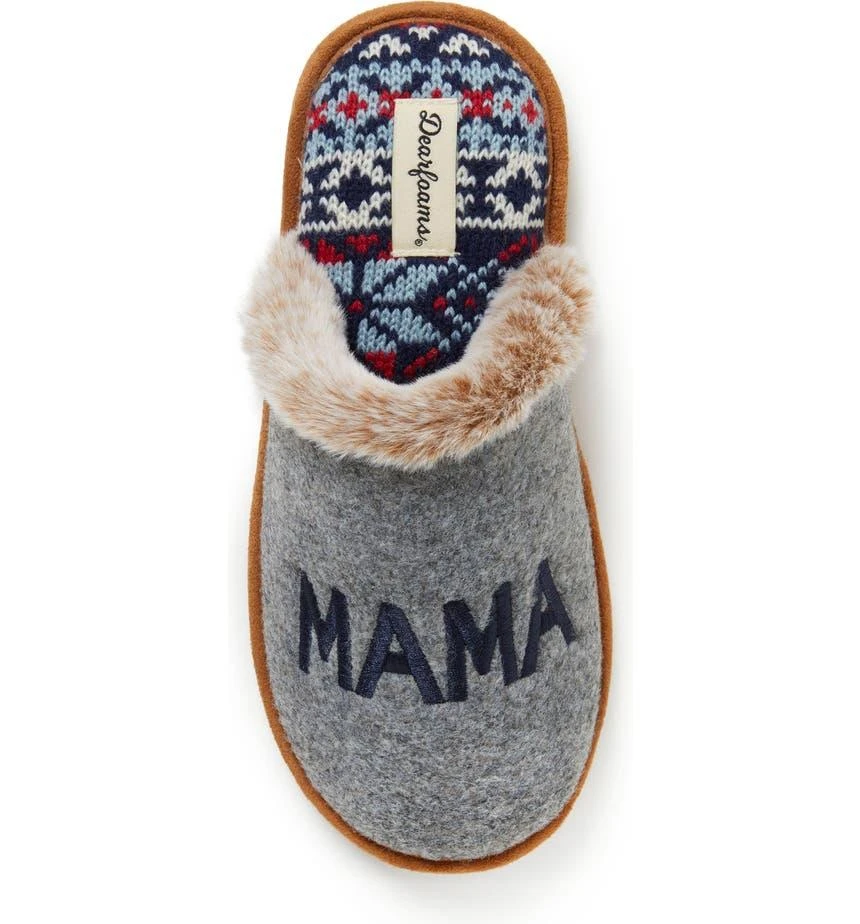 商品Dear Foams|Mama Bear Faux Fur Scuff Slipper,价格¥188,第4张图片详细描述