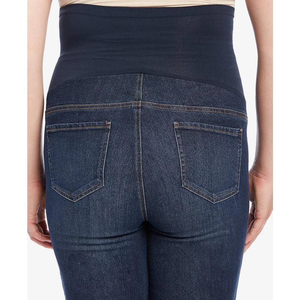 商品Motherhood Maternity|孕妇裤Motherhood Maternity Plus Size Bootcut Dark-Wash Jeans,价格¥332,第4张图片详细描述