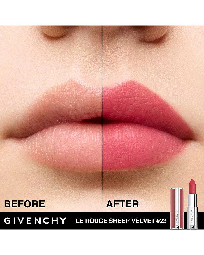 商品Givenchy|Le Rouge Sheer Velvet Matte Lipstick,价格¥333,第3张图片详细描述