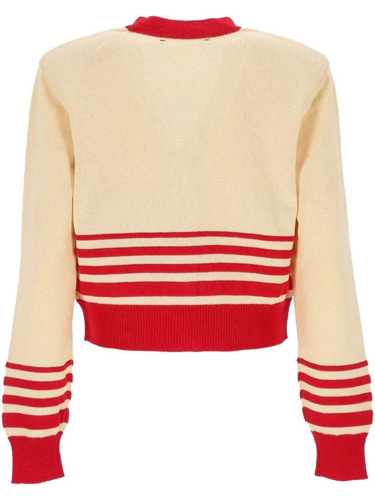 商品Golden Goose|Golden Goose Journey Cropped Cotton Cardigan Clothing,价格¥3963,第1张图片