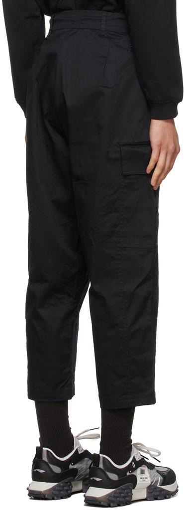 商品Li-Ning|Black Cotton Cargo Pants,价格¥494,第5张图片详细描述