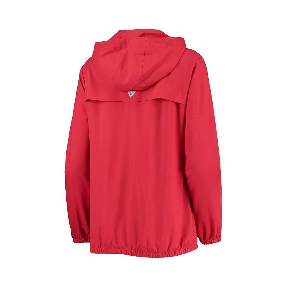 商品Columbia|Women's Scarlet Ohio State Buckeyes Tamiami Sun-Protection Omni-Wick Pullover Hoodie,价格¥528,第3张图片详细描述