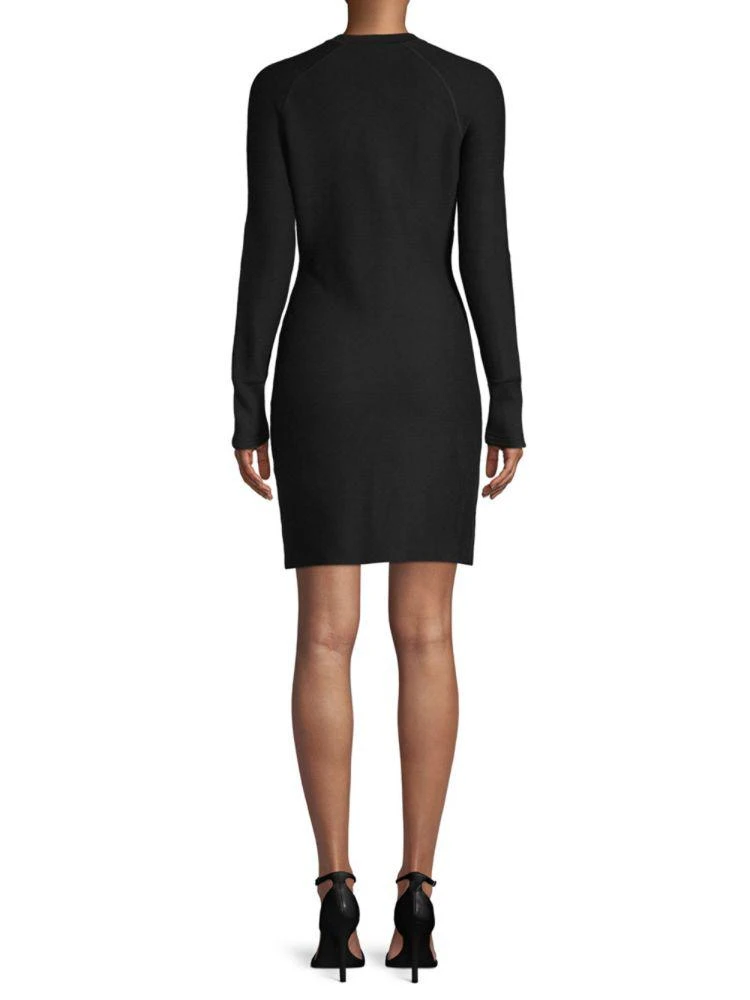 商品3.1 Phillip Lim|Ruffled Long Sleeve Bodycon Dress,价格¥712,第2张图片详细描述