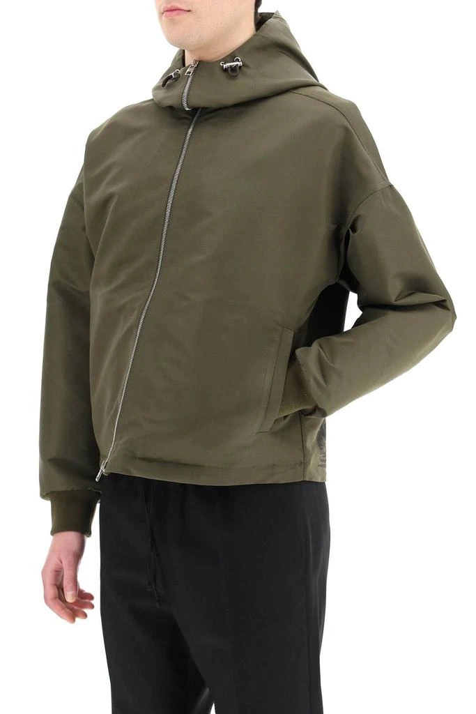 商品Alexander McQueen|Alexander McQueen Zipped Hooded Jacket,价格¥4871,第4张图片详细描述