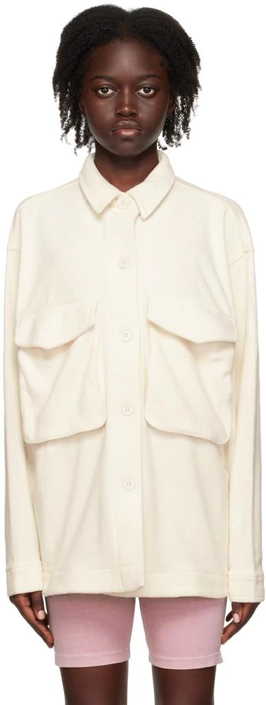 商品Reebok|White Flap Pocket Jacket,价格¥177,第1张图片