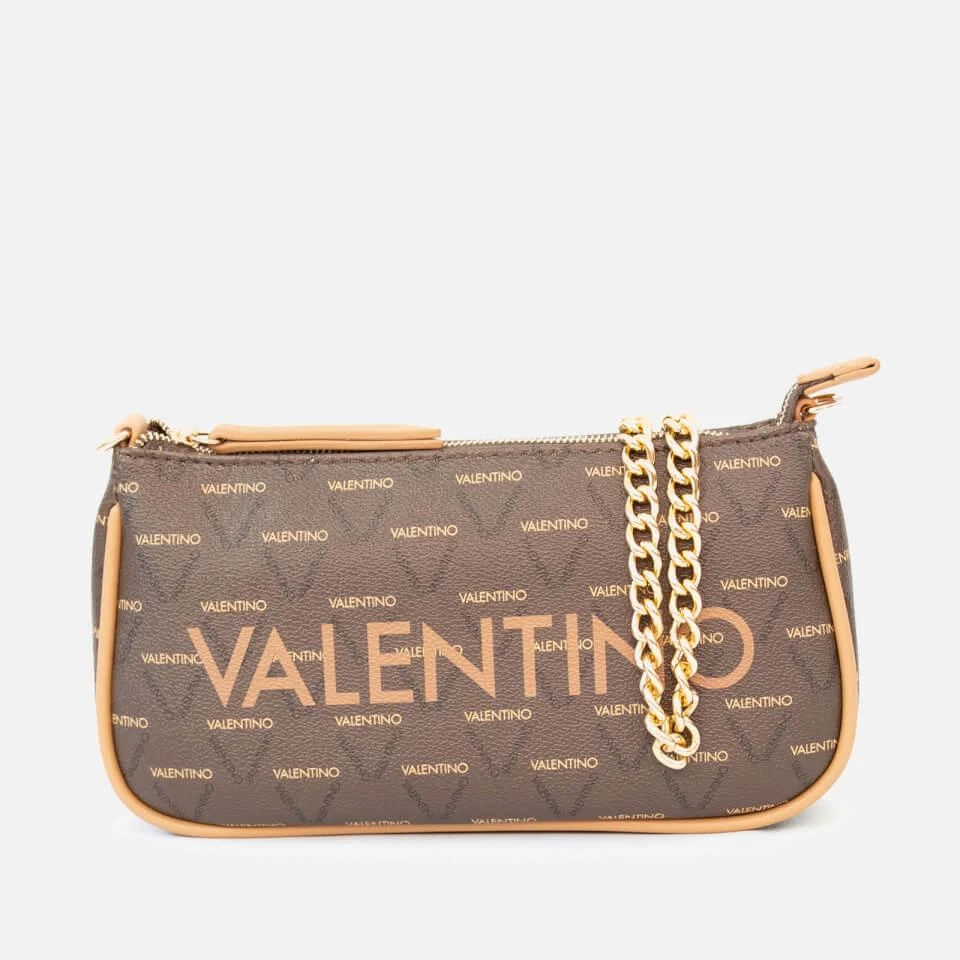 商品Mario Valentino|Valentino Liuto Logo-Print Faux Leather Shoulder Bag,价格¥562,第3张图片详细描述