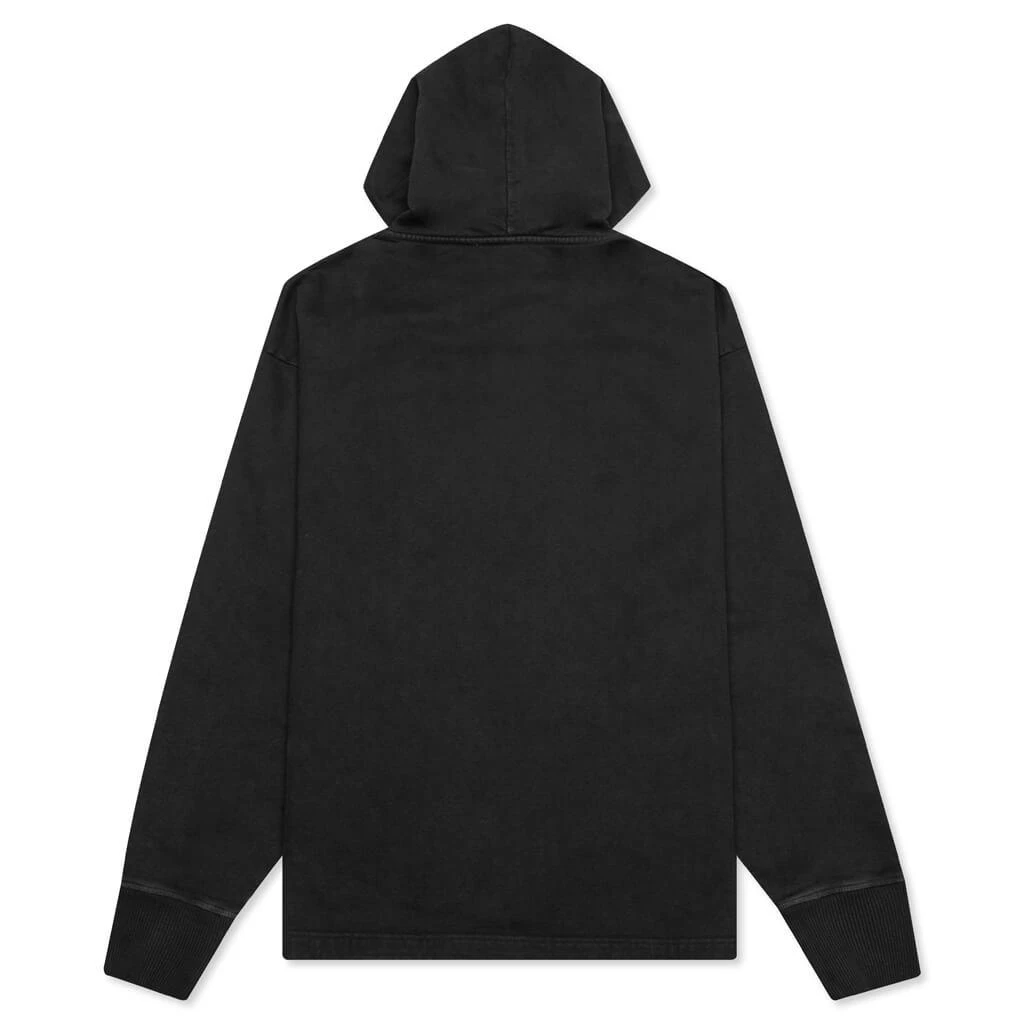 商品Acne Studios|Franklin Stamp Hooded Sweatshirt - Black,价格¥2259,第2张图片详细描述