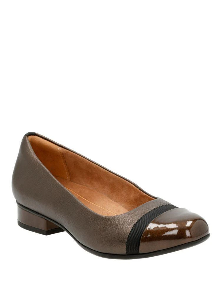 商品Clarks|Cap Toe Leather Pumps,价格¥564,第1张图片
