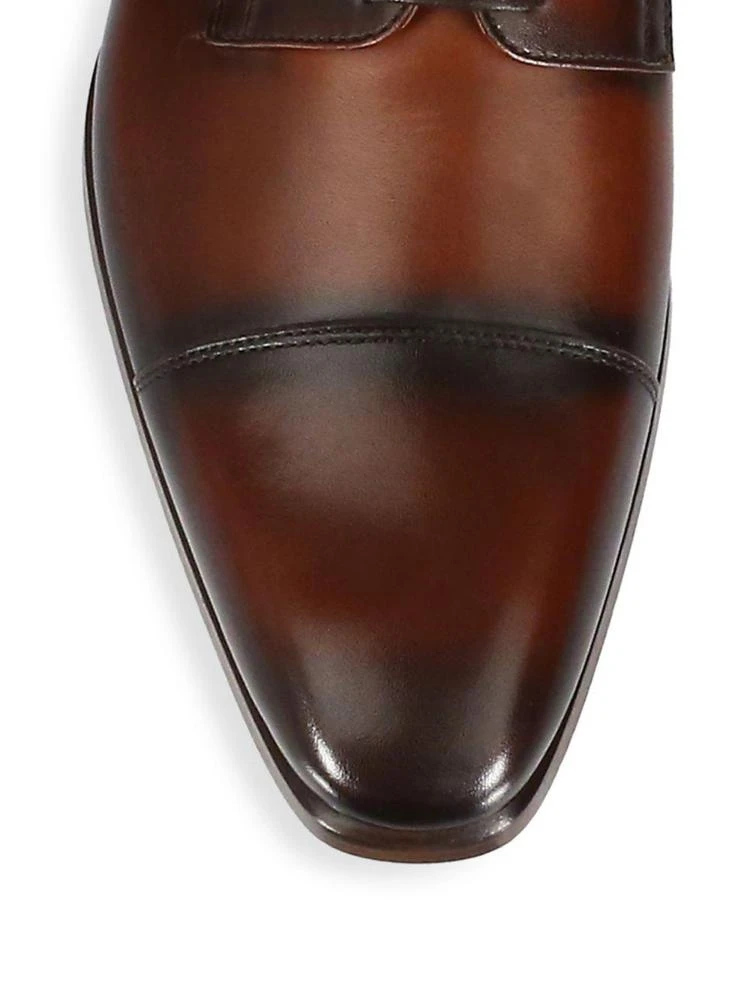 商品A. Testoni|Cap Toe Leather Derbys,价格¥4122,第3张图片详细描述