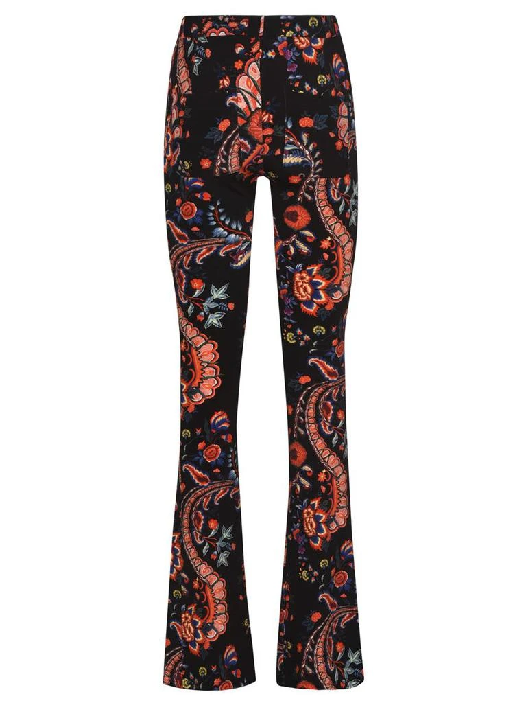 商品Paco Rabanne|PACO RABANNE PACO RABANNE - Floral print high-waisted trousers,价格¥2875,第4张图片详细描述