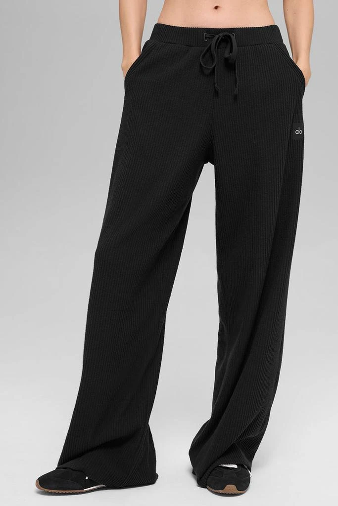 商品Alo|Muse Wide Leg Pant - Navy,价格¥898,第1张图片