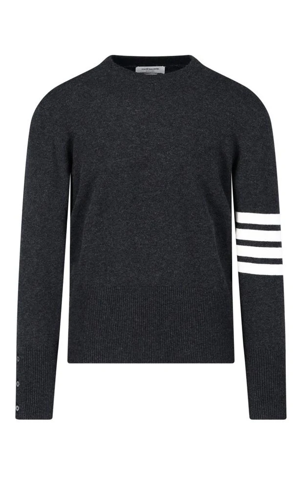 商品Thom Browne|Thom Browne 4-Bar Crewneck Jumper,价格¥5800,第1张图片