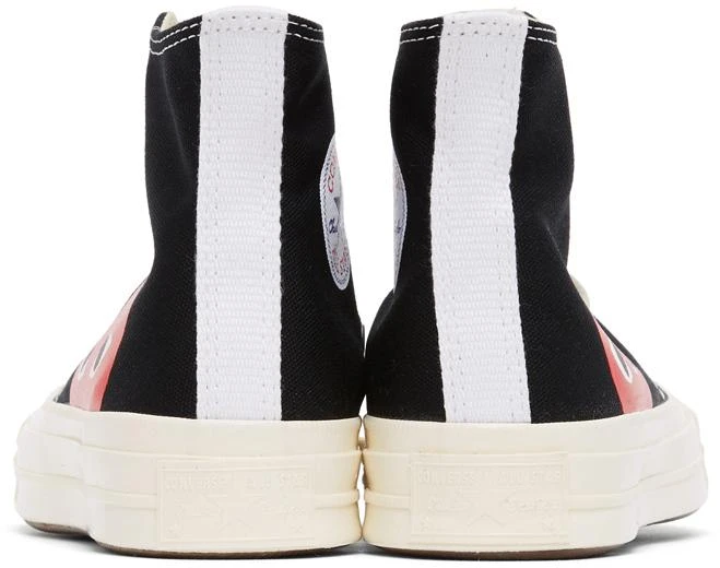 商品Comme des Garcons|Black Converse Edition Half Heart Chuck 70 High Sneakers,价格¥1189,第4张图片详细描述