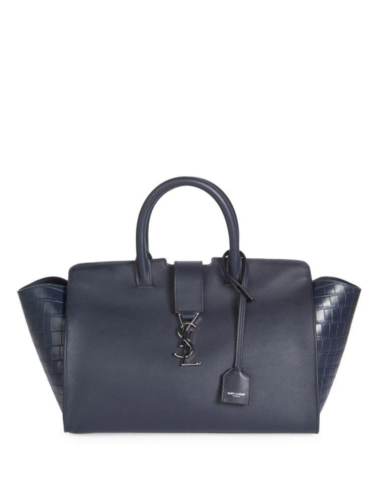 商品Yves Saint Laurent|Monogram Small Downtown Cabas Leather Bag,价格¥18658,第1张图片