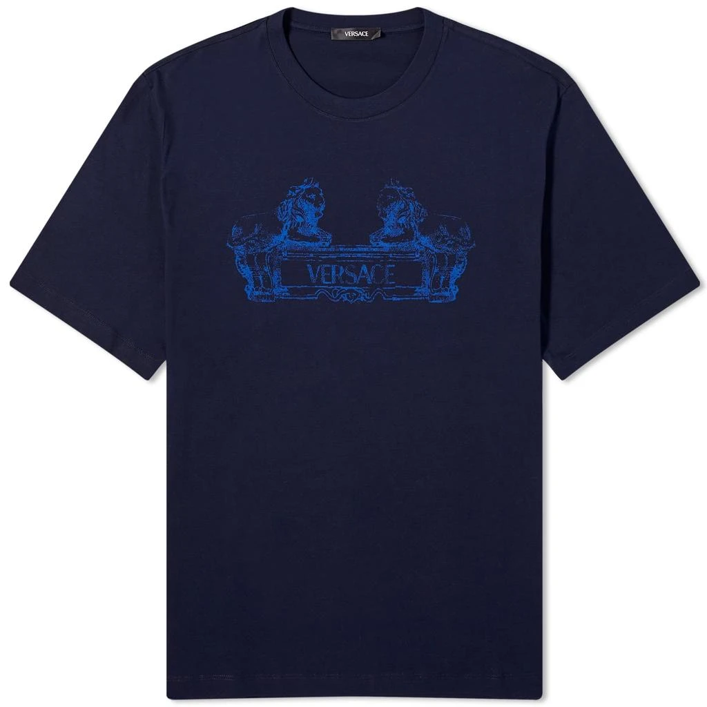 商品Versace|Versace Cartouche Print Tee,价格¥1465,第1张图片