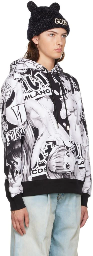 商品GCDS|Black & White Hentai Hoodie,价格¥1497,第2张图片详细描述