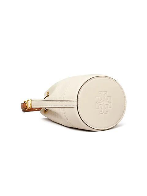 商品Tory Burch|T Monogram Perforated Leather Mini Bucket Bag,价格¥3293,第7张图片详细描述