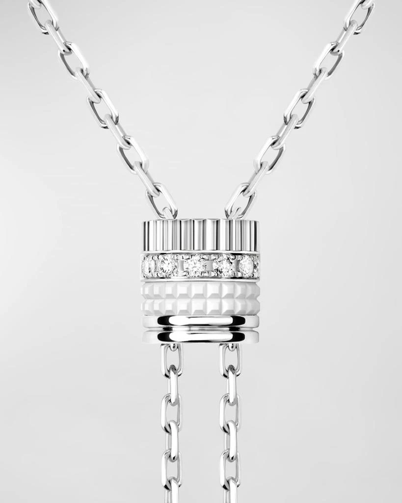 商品Boucheron|Quatre 18K White Gold Double Edition Small Tie Necklace,价格¥53635,第3张图片详细描述