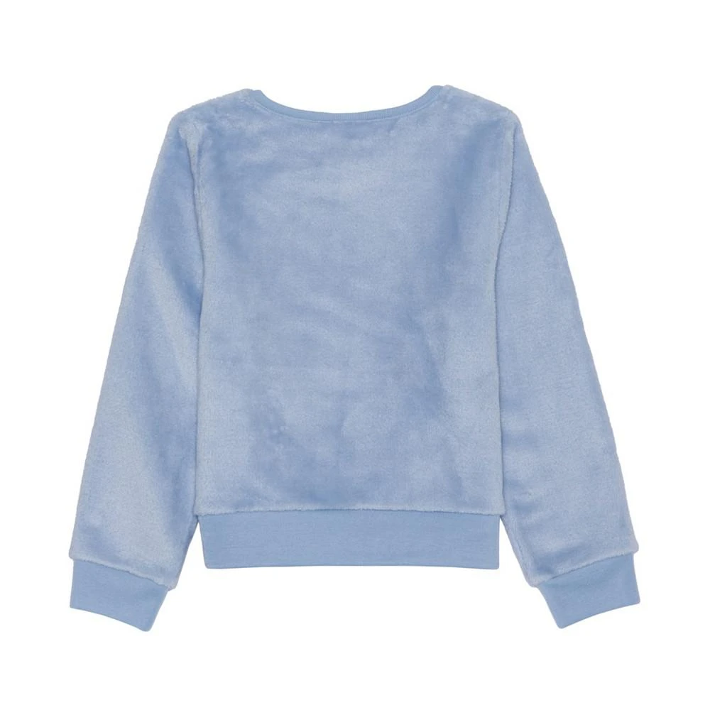商品Disney|Toddler Girls Stitch Happy Holidays Long Sleeve Plush Pullover Sweatshirt,价格¥115,第2张图片详细描述