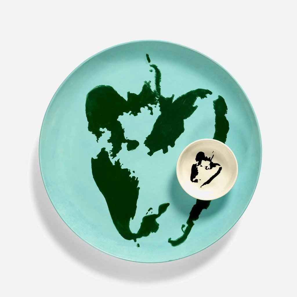 商品Serax|Serax x Ottolenghi Large Plate - Azure & Pepper Green (Set of 2),价格¥262,第4张图片详细描述
