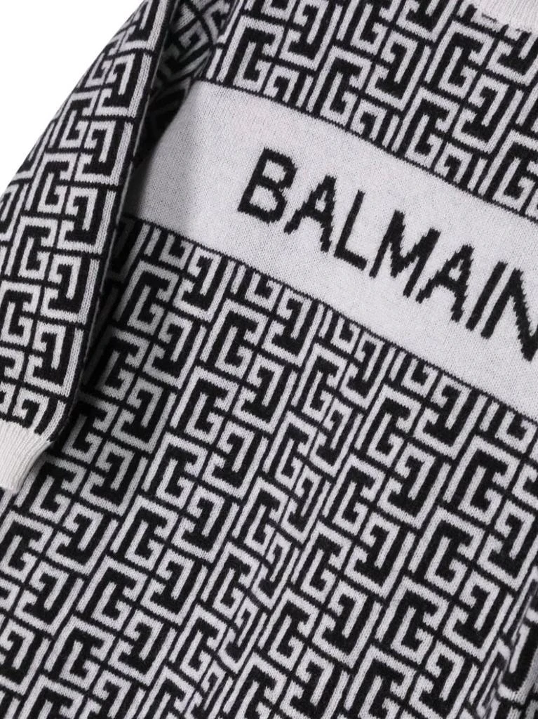 商品Balmain|Monogram Two-tone Dress,价格¥2881,第3张图片详细描述