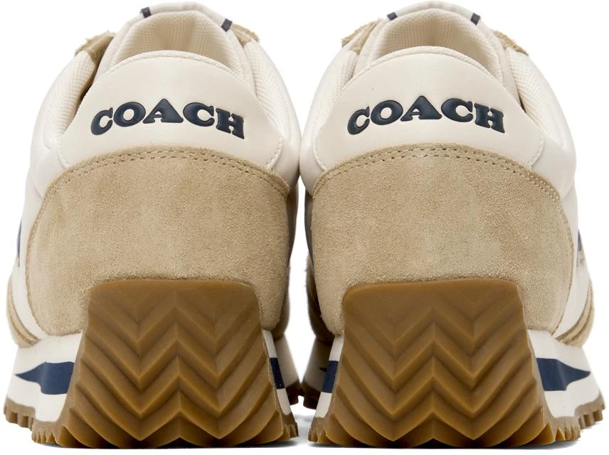 商品Coach|Beige Runner Sneakers,价格¥908,第2张图片详细描述