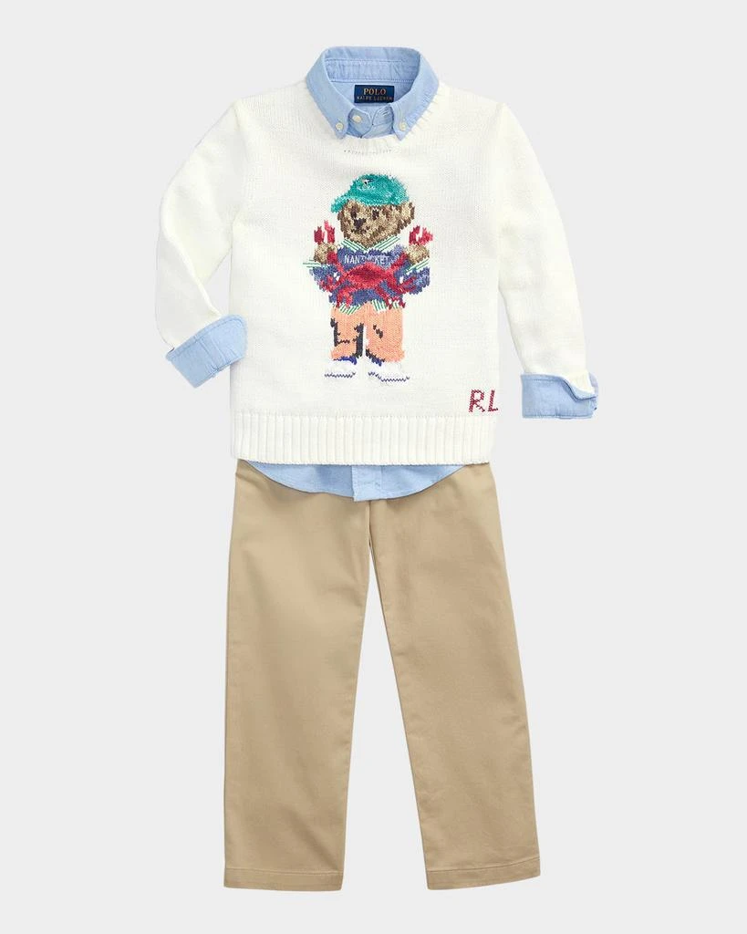 商品Ralph Lauren|Boy's Oxford Sport Shirt, Size 2-7,价格¥314,第3张图片详细描述