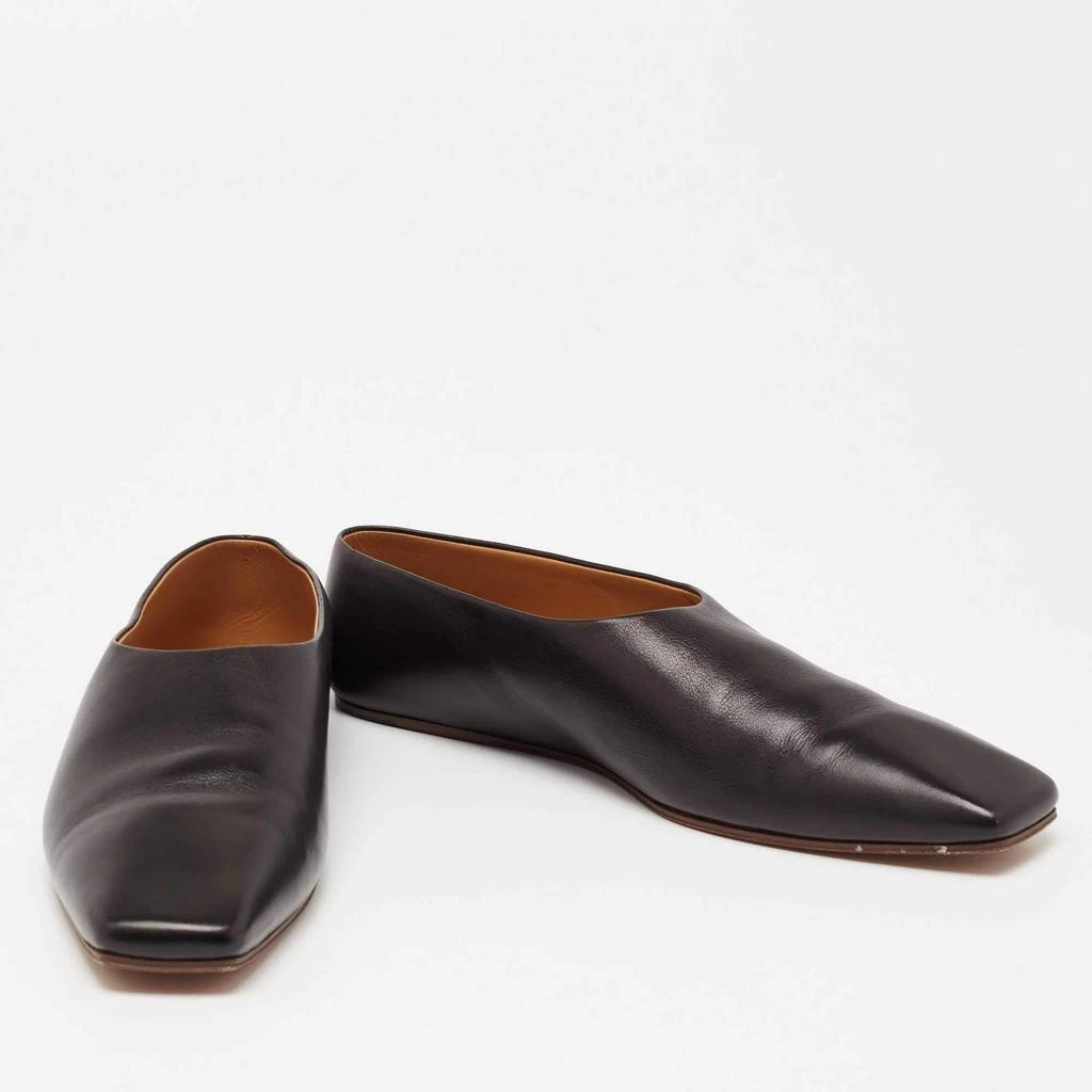 商品[二手商品] The Row|The Row Black Leather Flats Size 37.5,价格¥2745,第4张图片详细描述