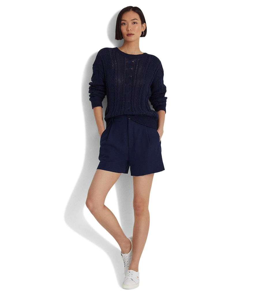 商品Ralph Lauren|Aran-Knit Cotton Sweater,价格¥1093,第4张图片详细描述