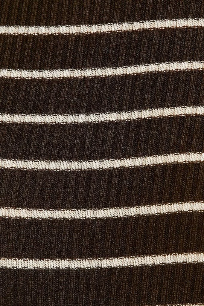 商品Vince|Striped ribbed-knit sweater,价格¥588,第4张图片详细描述