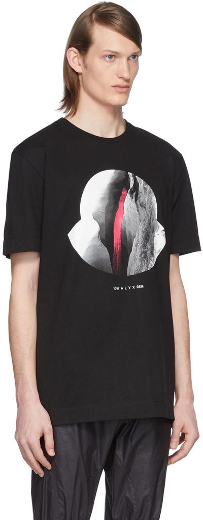 黑色 6 Moncler 1017 ALYX 9SM 系列 Girocollo T 恤商品第2张图片规格展示