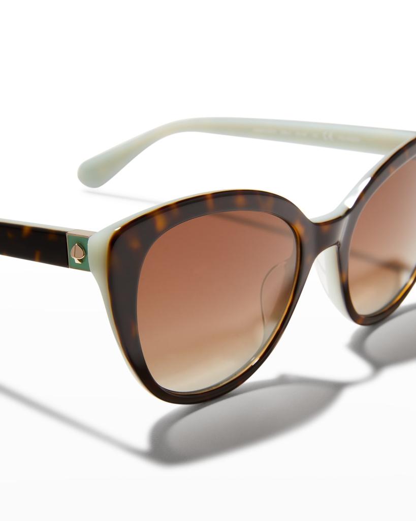 amberlees polarized acetate cat-eye sunglasses商品第4张图片规格展示