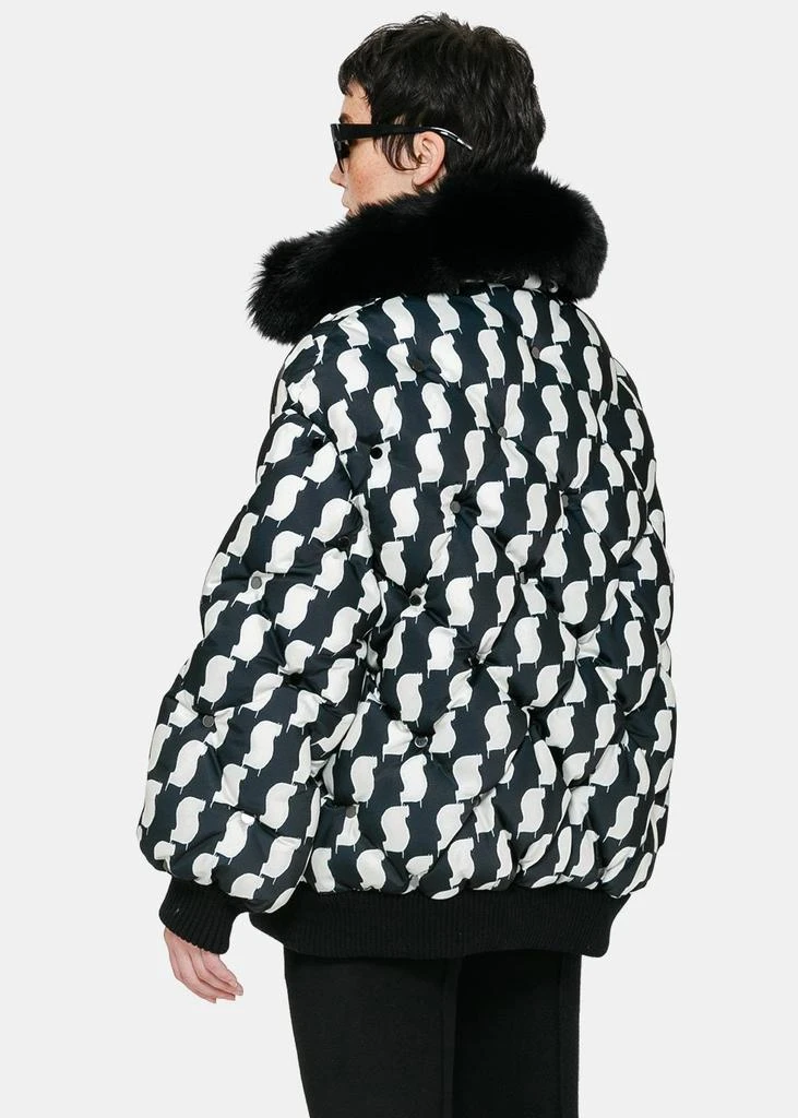 商品UNDERCOVER|Undercover Black & White Turtleneck Puffer Jacket,价格¥9397,第2张图片详细描述