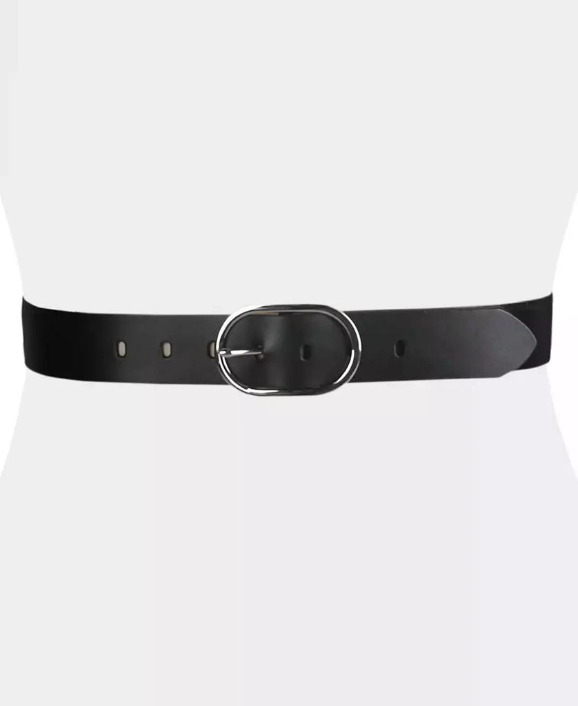 商品Calvin Klein|Women's Oval Center Bar Buckle Dress Belt,价格¥357,第4张图片详细描述
