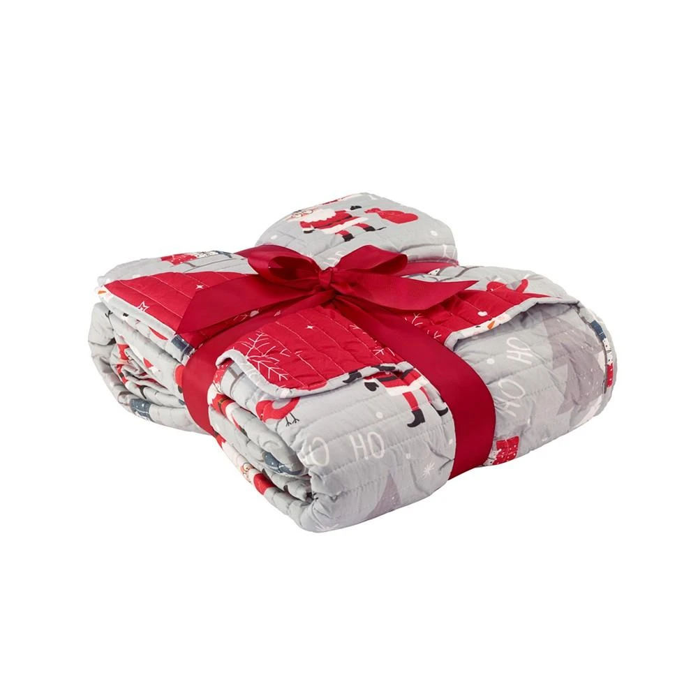 商品Avanti|Santa & Snowman 2-Pc. Quilt Set,价格¥261,第2张图片详细描述